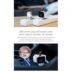شارژر وایرلس بیسوس Baseus Dotter Wireless Charger For iWatch WXYDIW02-01 مناسب Apple Watch