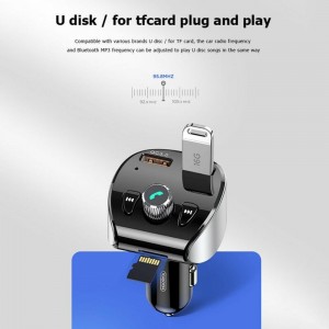 شارژر فندکی و پخش کننده بلوتوث جویروم Joyroom Fast Charge Wireless MP3 Player For Car JR-CL02