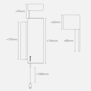 جعبه نظم دهنده داخل خودرو بیسوس Baseus Deluxe Metal Armrest Console Organizer