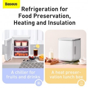 مینی یخچال و گرم کن بیسوس Baseus Igloo Mini Fridge for Students ACXBW-A02 با ظرفیت 6 لیتر