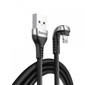 کابل لایتنینگ بیسوس Baseus Green U-Shaped Lamp Lightning Cable 2M