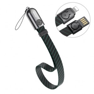 کابل شارژ و انتقال داده لایتنینگ بیسوس Baseus Golden Collar Lightning Cable 85cm