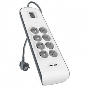 چندراهی برق 10 پورت بلکین | Belkin Surge Plus BSV804VF2M