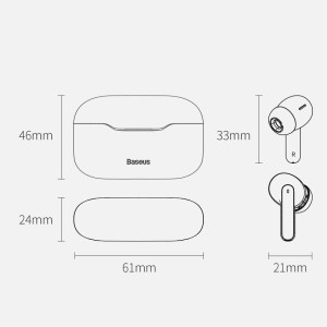 هندزفری بلوتوث دوگوش بیسوس Baseus S1 Pro SIMU ANC TWS Bluetooth Earphones NGS1P-0A