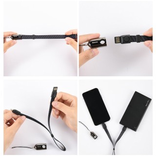 کابل تبدیل USB به لایتنینگ بیسوس مدل Gold Collar Series Data Cable USB For iP