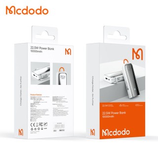 پاوربانک 10000 مک دودو Mcdodo MC-1161 توان 22.5 وات با 2 کابل متصل