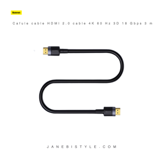 Baseus Cafule cable HDMI 2.0 cable 4K 60 Hz 3D 18 Gbps 3 m