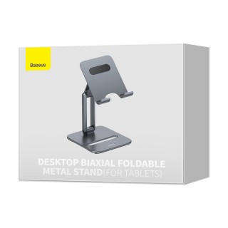 هولدر و پایه نگهدارنده رومیزی تبلت بیسوس Baseus Desktop Biaxial Foldable metal tablet stand LUSZ000113