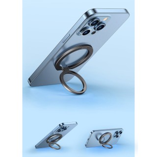 حلقه فلزی مغناطیسی بیسوس Baseus Halo magnetic ring holder phone stand SUCH000013