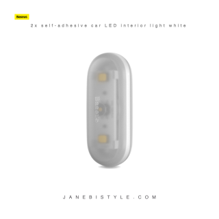 Baseus 2x self-adhesive car LED interior light white (DGXW-02)