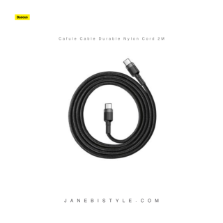 کابل فست شارژ دو سر تایپ سی Baseus Cafule PD2.0 QC3.0 CATKLF-GG1 به طول 1 متر