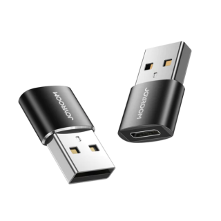 مبدل یو اس بی به تایپ سی جویروم Joyroom USB male to Type-C female adapter-2pcs S-H152
