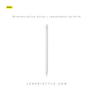 Baseus wireless active stylus + replaceable tip white