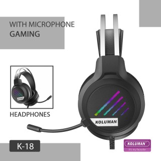 هدست گیمینگ کلومن koluman k18 gaming headset