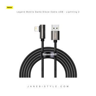 Baseus Legend Mobile Game Elbow Cable USB - Lightning 2,4A 1m black (CALCS-A01)
