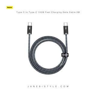کابل تایپسی به تایپسی 100 وات 2 متر بیسوس Baseus CALD000316 Dynamic Series Type-C to Type-C 100W Fast Charging Data Cable 2M