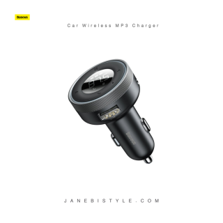 شارژر فندکی و پخش کننده بلوتوث 17 وات بیسوس Baseus Enjoy Car Wireless MP3 Charger CCLH-01