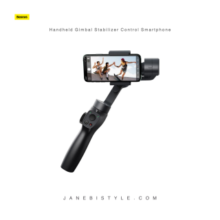 گیمبال و استابلایزر گوشی بیسوس Baseus Handheld Gimbal Stabilizer Control Smartphone SUYT-0G