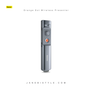 پوینتر و پرزنتر شارژی بیسوس Baseus Orange Dot Wireless Presenter WKCD000013