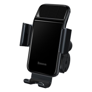 هولدر دوچرخه و موتور سیکلت هوشمند پنل خورشیدی بیسوس Baseus Smart Solar Power Wireless Holder SUZG010001