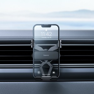 هولدر موبایل دریچه کولری خودرو بیسوس Baseus Gravity Car Phone Holder for Air Vent Air Outlet Version SUWX010001