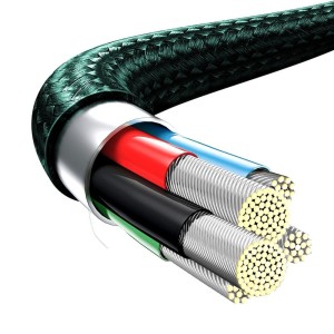 کابل سه سر 20 وات 1.5 متر بیسوس Baseus Rapid 3in1 cable Type C to Type C / Lightning / micro USB 20 W 1.5 m CAMLT-SC01