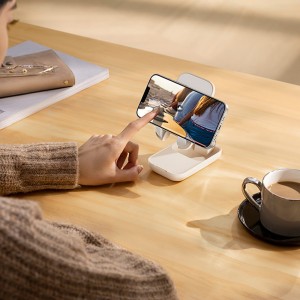 هولدر و پایه نگهدارنده رومیزی آینه دار بیسوس Baseus Seashell Series Adjustable Phone Stand