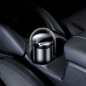 زیرسیگاری داخل خودرو بیسوس Baseus mini car ashtray with LED backlight CRYHG01-0G