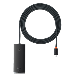 Baseus Lite Series HUB adapter USB Type C - 4x USB 3.0 2m black (WKQX030501)