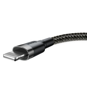 کابل شارژ و دیتا لایتنینگ 2 متر بیسوس Baseus Cafule USB to Lightning 1.5A 2M CALKLF-CG1