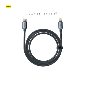 Baseus crystal shine series fast charging data cable USB Type C to Lightning 20W 1.2m black (CAJY000201)