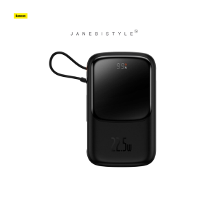 پاوربانک 10000mAh بیسوس 22.5 وات همراه با کابل تایپ سی Baseus Qpow powerbank fast charging 10000mAh 22.5W With Type C Cable PPQD060101
