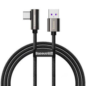 Baseus Legendary angled gaming cable USB - USB Type C 66W 1m black (CATCS-B01)