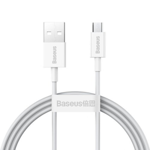 Baseus Superior cable USB - micro USB cable for fast charging 2A 1m white (CAMYS-02)