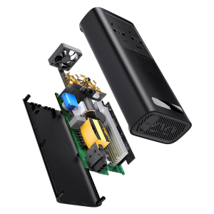 [AFTER RETURN] Baseus car power inverter converter 150W 12V / 500W 220V (EU and CN plug) black (CGNB000101)