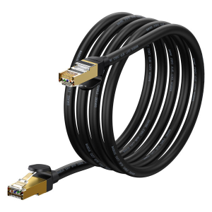 Baseus Speed ​​Seven fast RJ45 10Gbps network cable 2m black (WKJS010301)