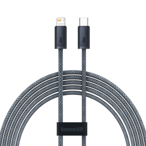 Baseus iPhone cable USB Type C - Lightning 2m, Power Delivery 20W gray (CALD000116)