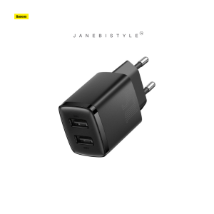 [AFTER RETURN] Baseus Compact charger 2x USB 10.5W black (CCXJ010201)