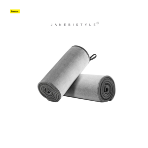 Baseus 2 x Microfiber Car Drying Towel Microfiber 40cm x 40cm Gray (CRXCMJ-0G)