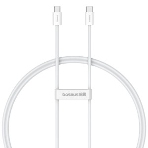 Baseus Winner Series 2 100W USB-C/Type-C to USB-C/Type-C Fast Charging Data Cable, Length:1m(White)