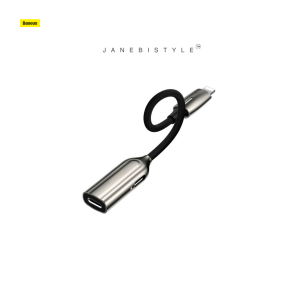 مبدل لایتنینگ به 2 لایتنینگ بیسوس Baseus Audio Converter L55 2in1 Male to Dual ip Famale Adapter