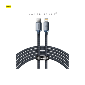 Baseus crystal shine series fast charging data cable USB Type C to Lightning 20W 2m black (CAJY000301)