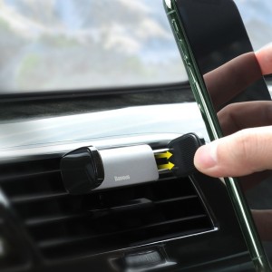 هولدر موبایل دریچه کولر خودرو بیسوس Baseus car phone holder for air vent SUGP-01