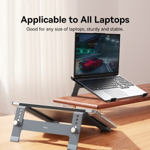 Baseus UltraStable Series adjustable laptop stand - gray