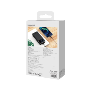 پاوربانک سوپر فست شارژ 20000mAh بیسوس 25 وات Baseus Bipow powerbank 20000mAh 2x USB 1x Type C 25W Quick Charge AFC FCP PPBD020301