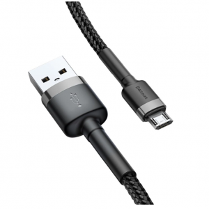 Baseus Cafule Cable durable nylon cable USB / micro USB 2A 3M black-gray