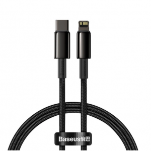 Baseus CATLWJ-01 Lightning - USB-C PD cable 20W 480Mb/s 1m - black