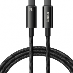 Baseus CAWJ040001 USB-C - USB-C cable 240W 480Mb/s 1m - black