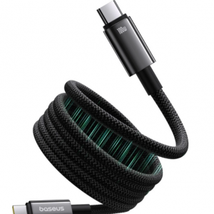 Baseus Tungsten Gold magnetic USB-C / USB-C cable 100W 1m - black