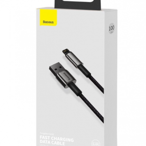 Baseus Tungsten USB - Lightning cable 2.4 A 1 m black